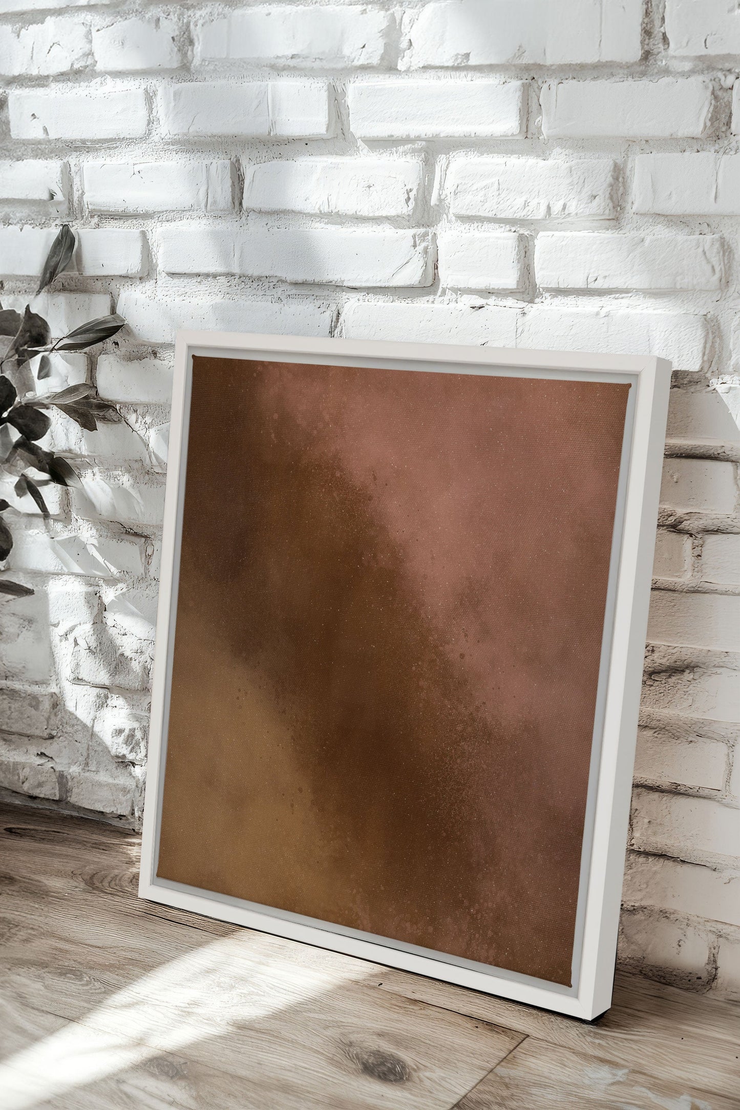 COCOA DUST, Kunstwerk auf gespannter Leinwand