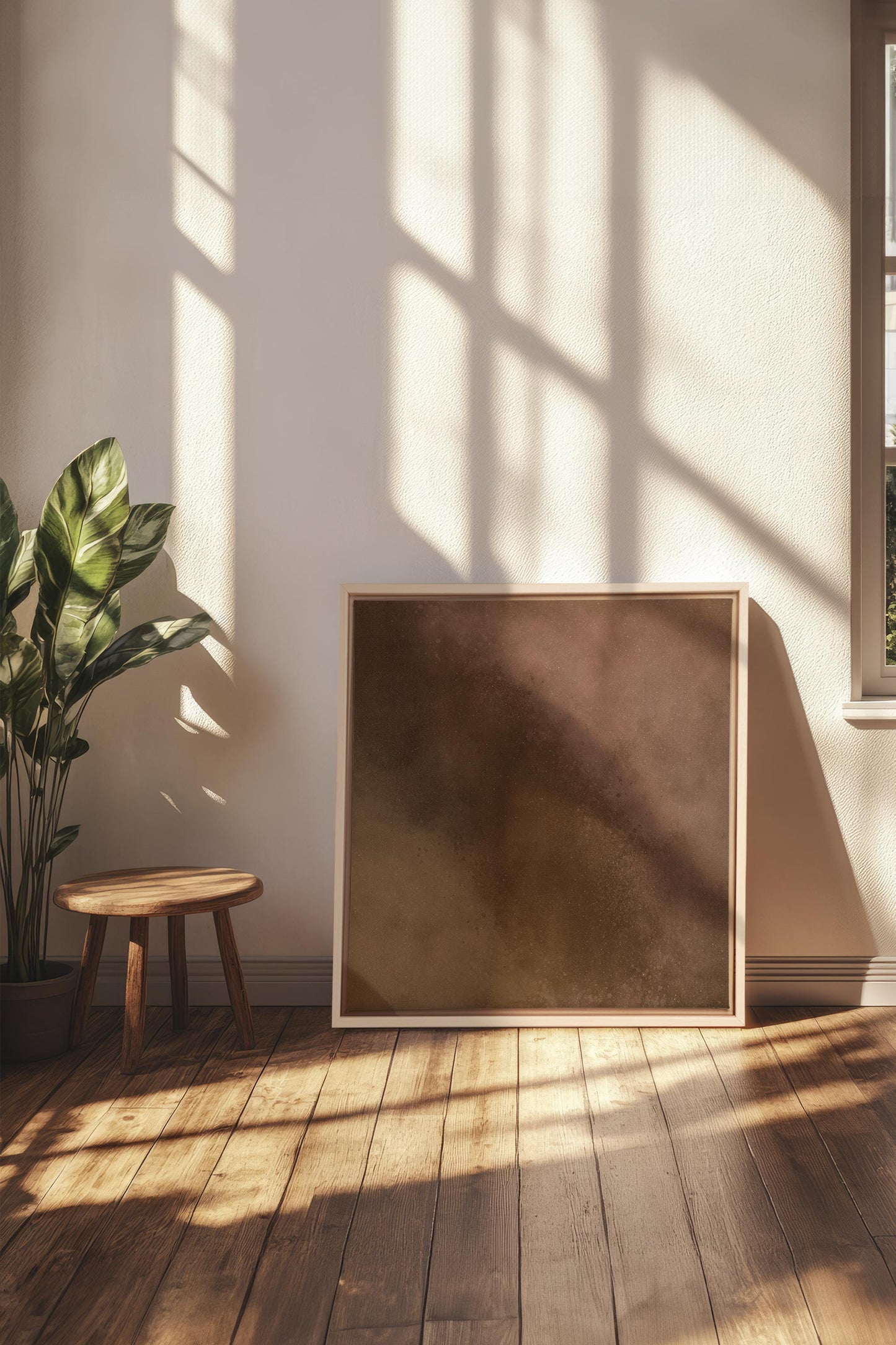 COCOA DUST, Kunstwerk auf gespannter Leinwand