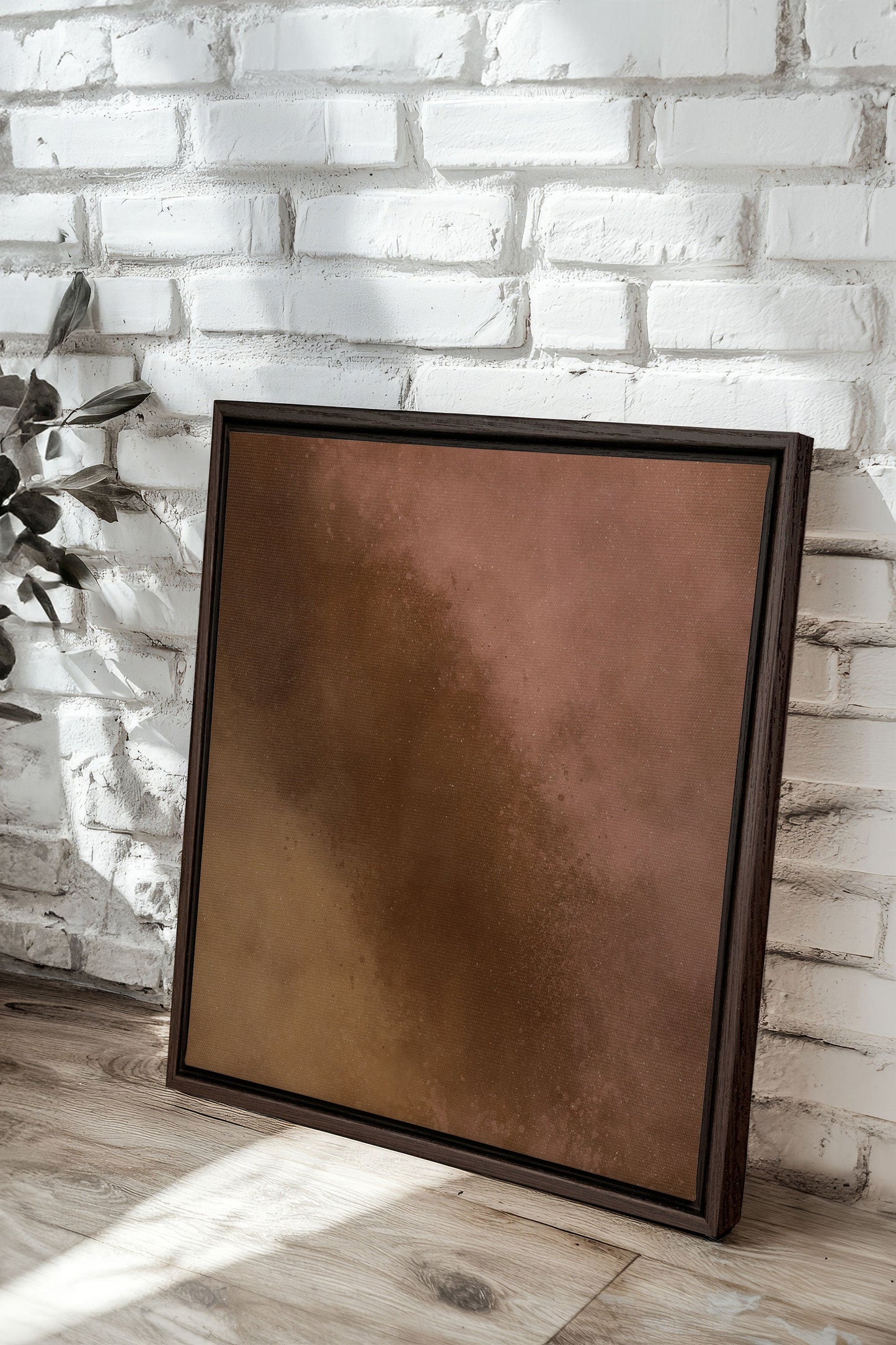 COCOA DUST, Kunstwerk auf gespannter Leinwand