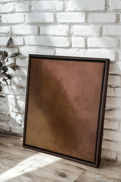 COCOA DUST, Kunstwerk auf gespannter Leinwand
