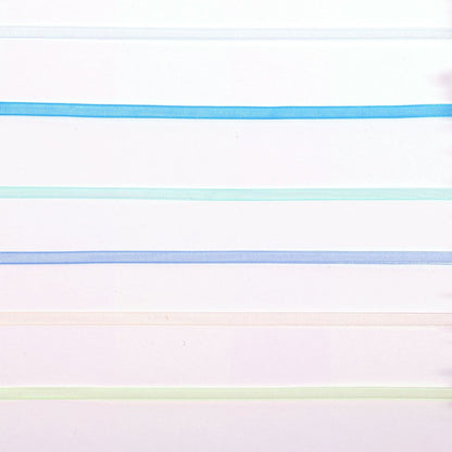 Vaessen Creative Organza Ribbon 6 Colours 3mmx2m Baby Blue