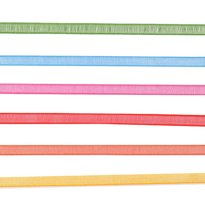 Vaessen Creative Organza Ribbon 6 Colours 3mmx2m Summer