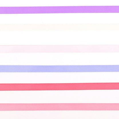 Vaessen Creative Satin Ribbon 6 Colours 6mmx2m Baby Pink