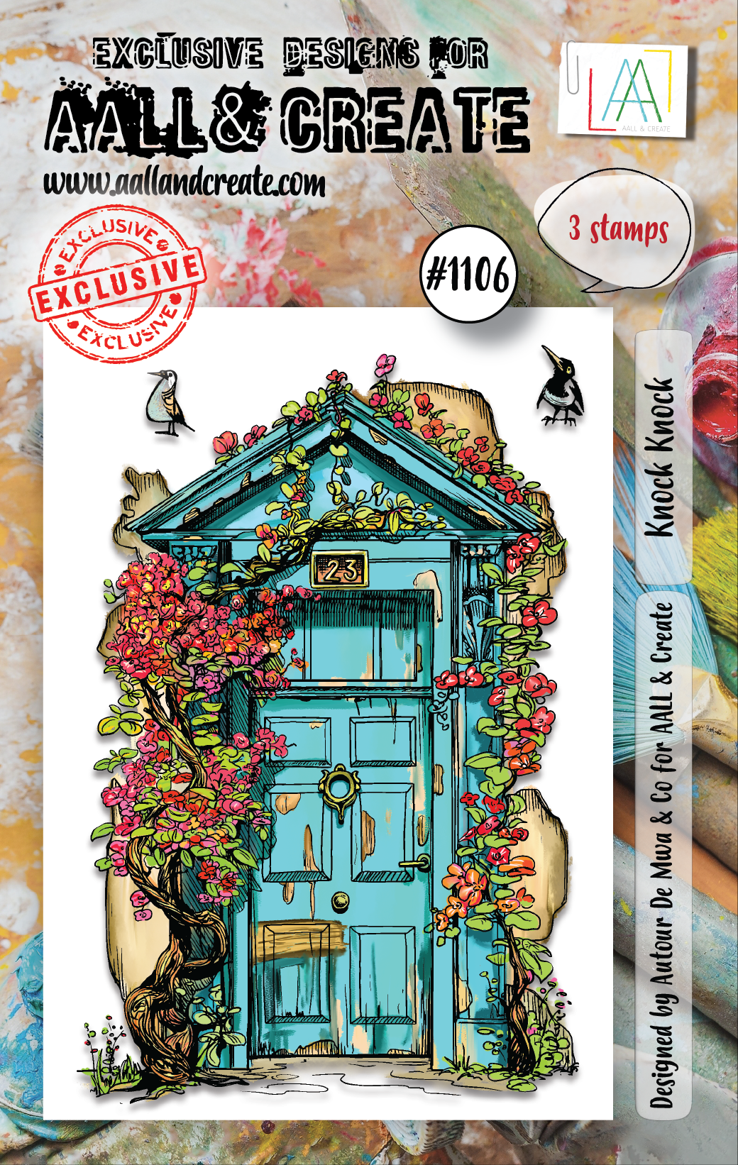 AALL and Create  A7 Stamp Set - 1106 - Knock Knock
