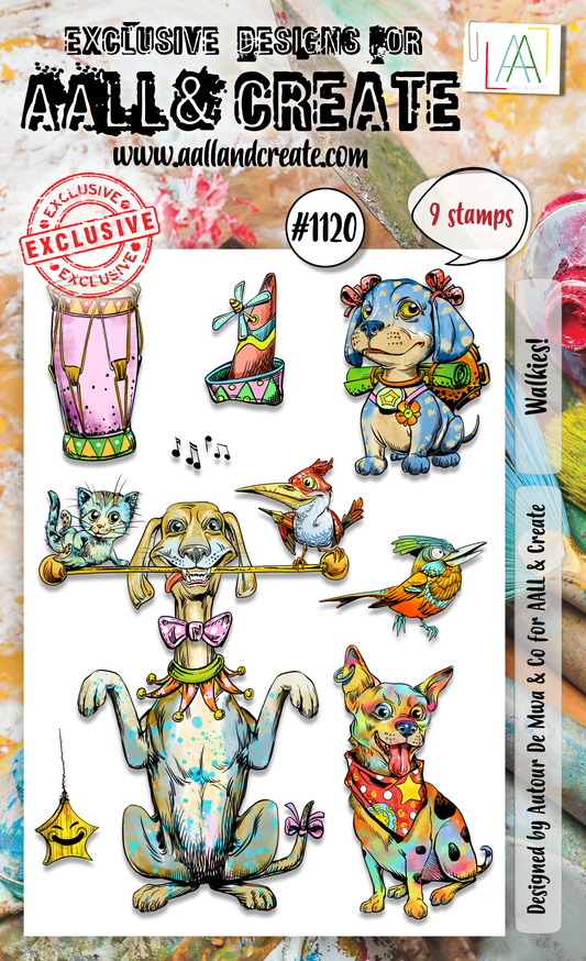 AALL and Create - A6 Stamp Set - Walkies!