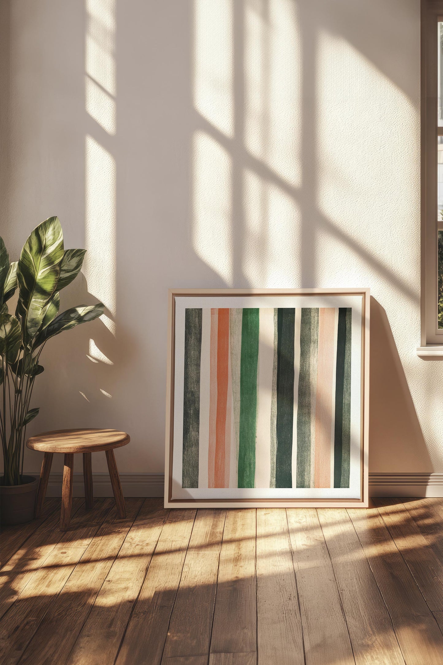 NATURAL LINES, Werk auf gespannter Leinwand
