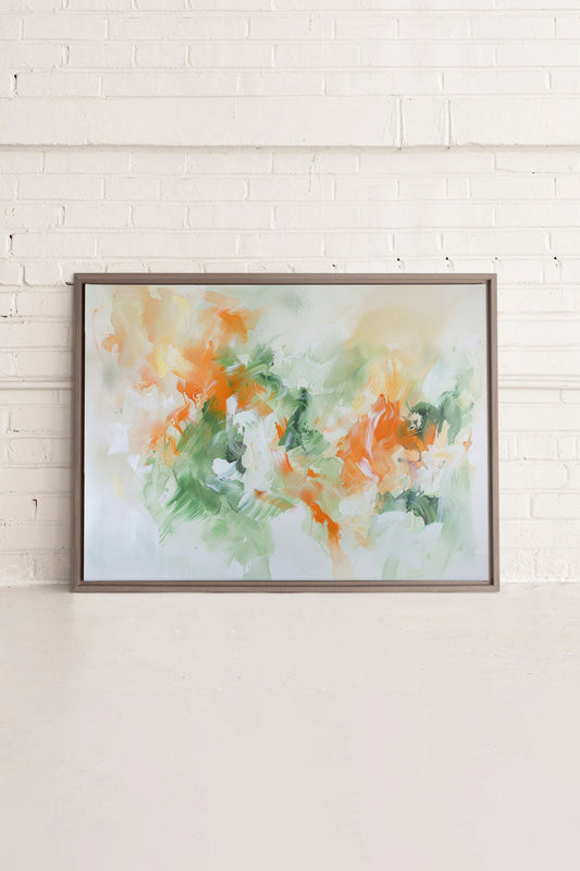 ABSTRACT JUNGLE, Mischtechnik auf Leinwand