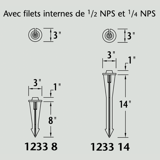 Piquet de montage  - 1233