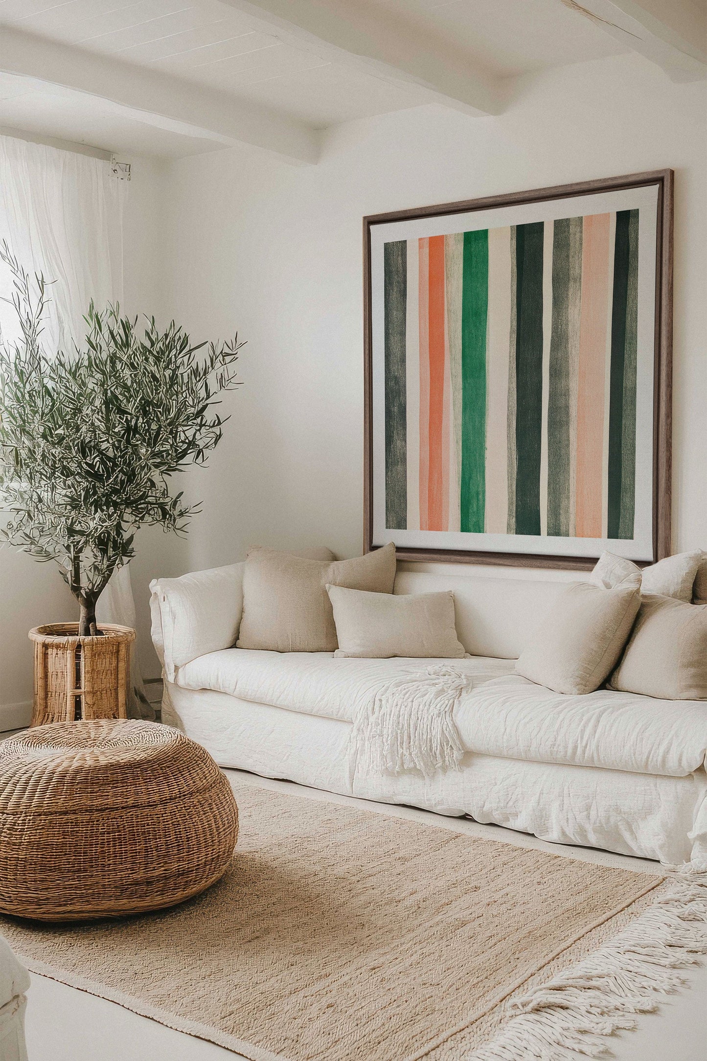 NATURAL LINES, Werk auf gespannter Leinwand