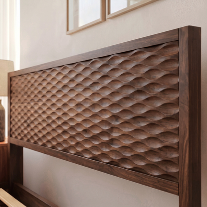 Elara Solid Wood Bed Frame