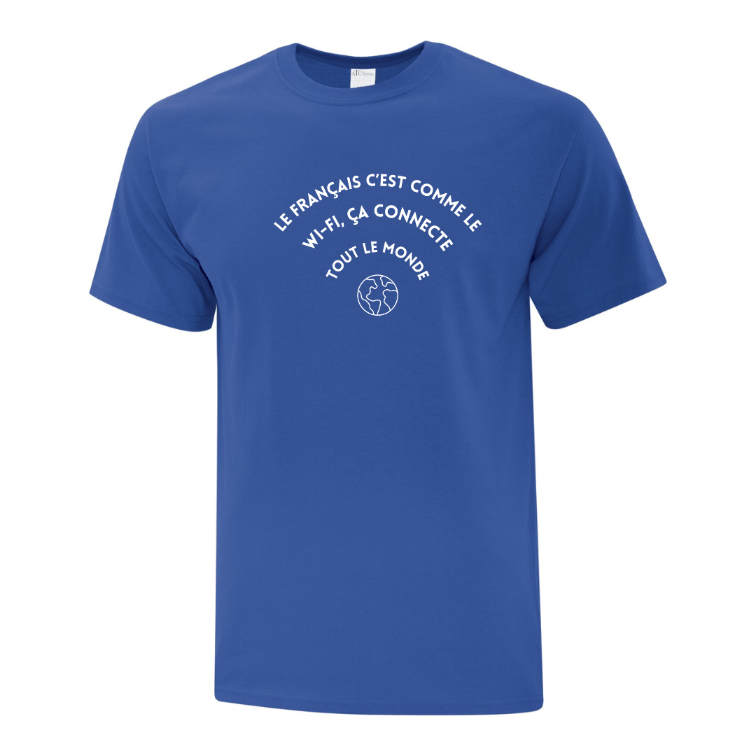 T-shirt WI-FI imprimé