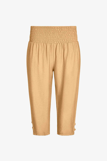 Women's Woven Capri Trousers