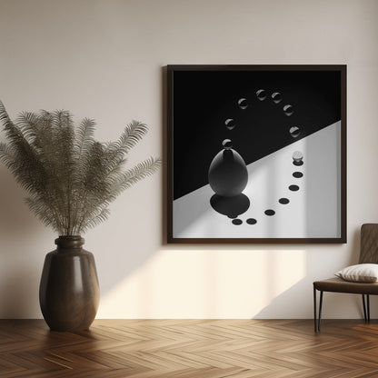 Wandbild Bogen Tropfen Ei