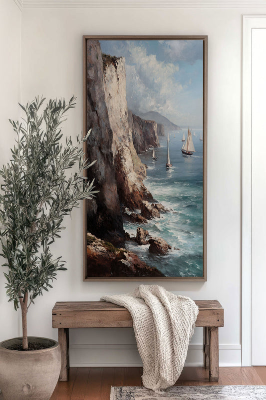 SHORES OF INFINITY, Mixed media on stretched canvas