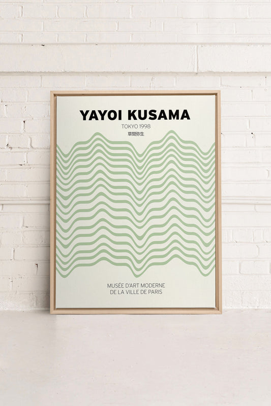 YAYOI I, Werk auf gespannter Leinwand