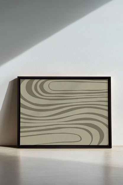 STREAMLINES, Oeuvre sur toile étirée