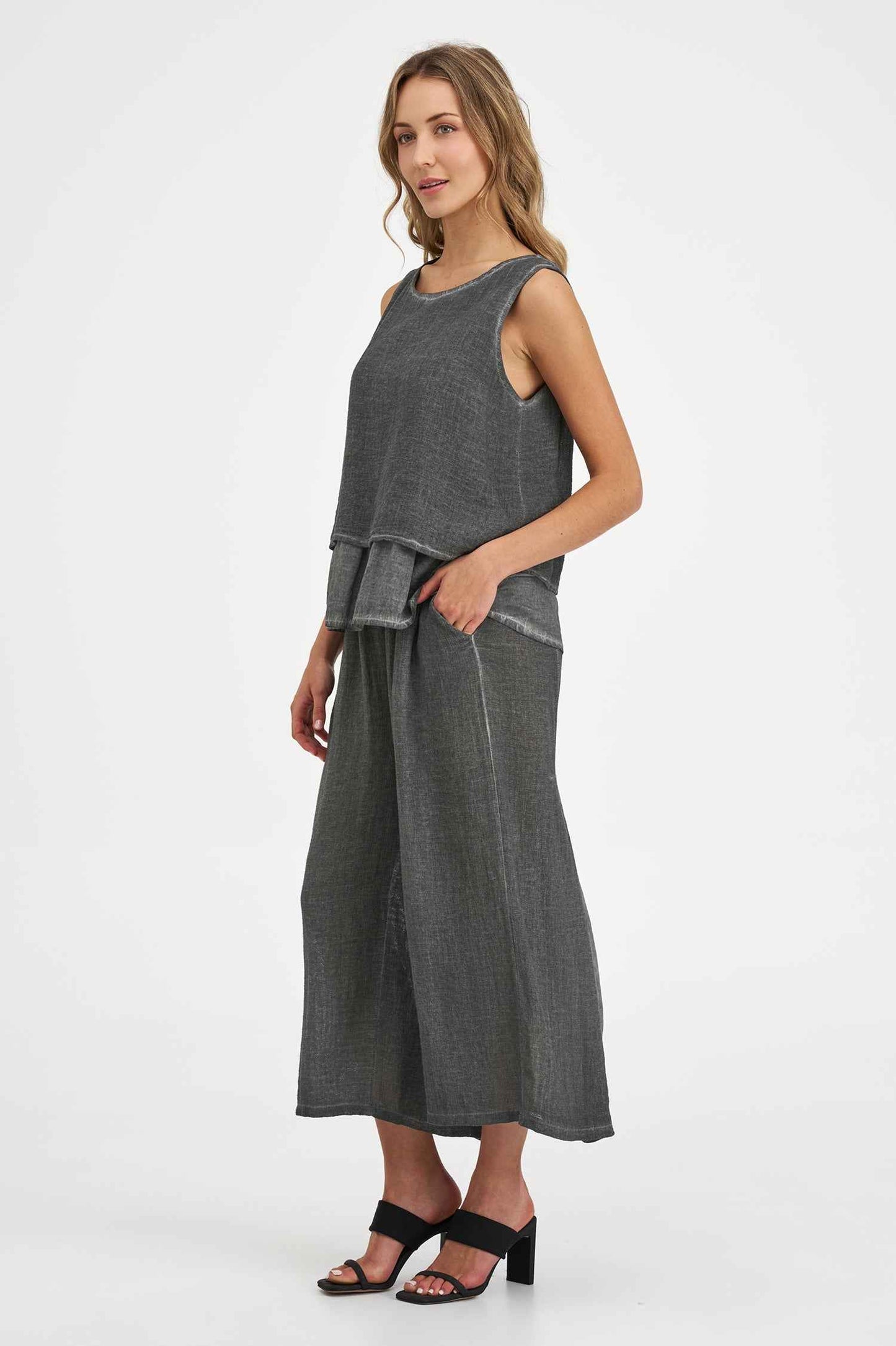 Women's Woven Sleeveless Top