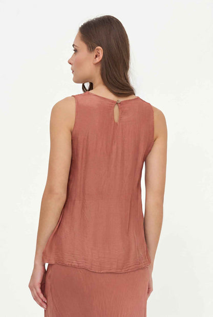 Women's Woven Top - Sleeveless