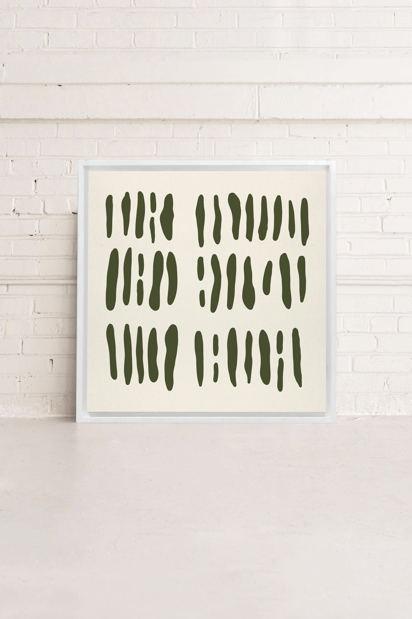 FLOATING PATTERNS, Oeuvre sur toile étirée