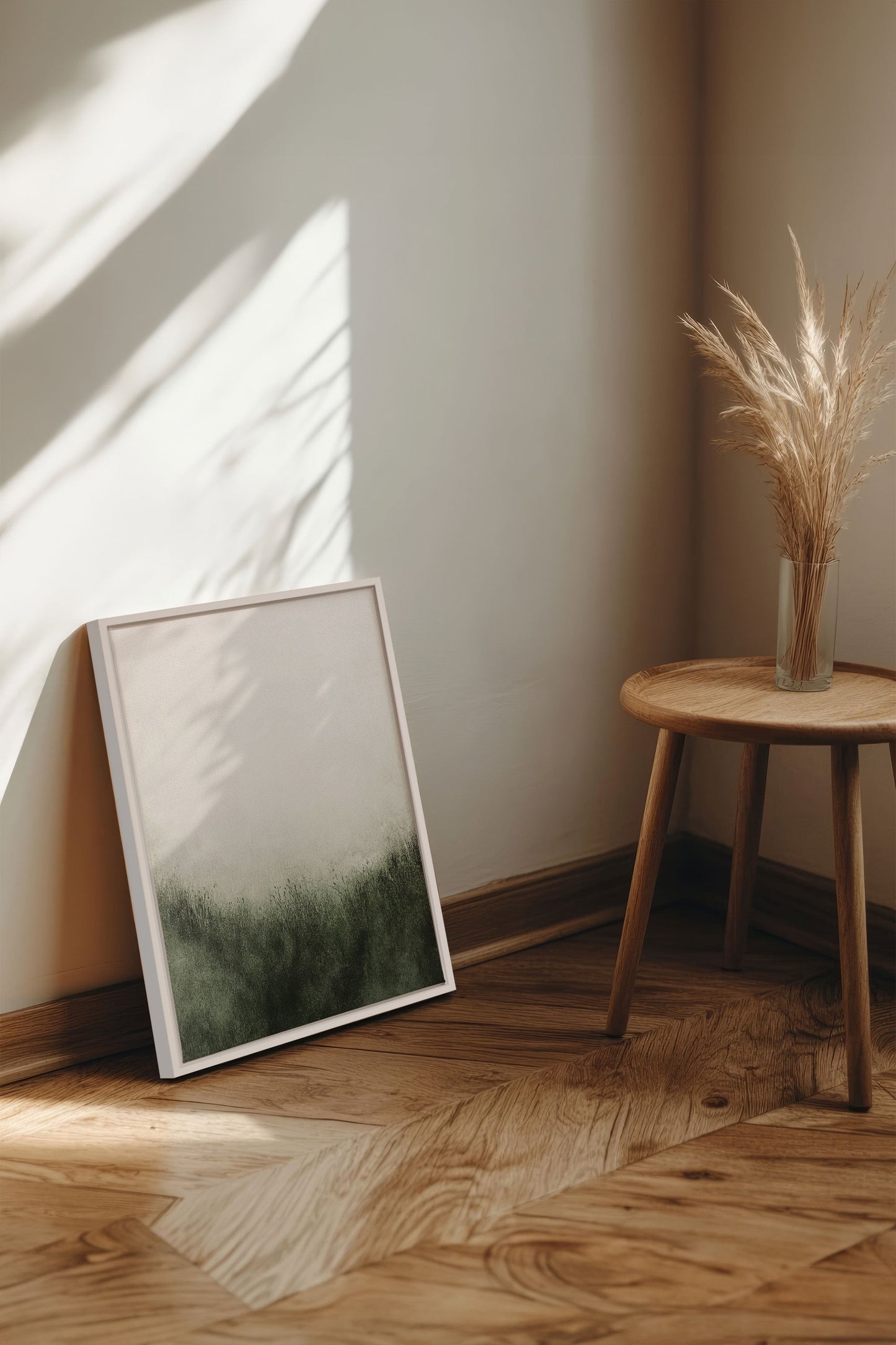WALDNEBEL, Kunstwerk auf gespannter Leinwand