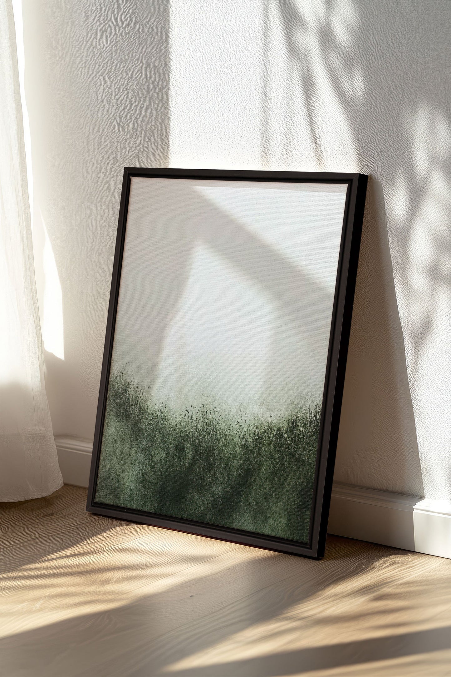 WALDNEBEL, Kunstwerk auf gespannter Leinwand