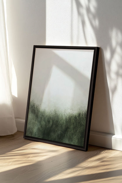 WALDNEBEL, Kunstwerk auf gespannter Leinwand