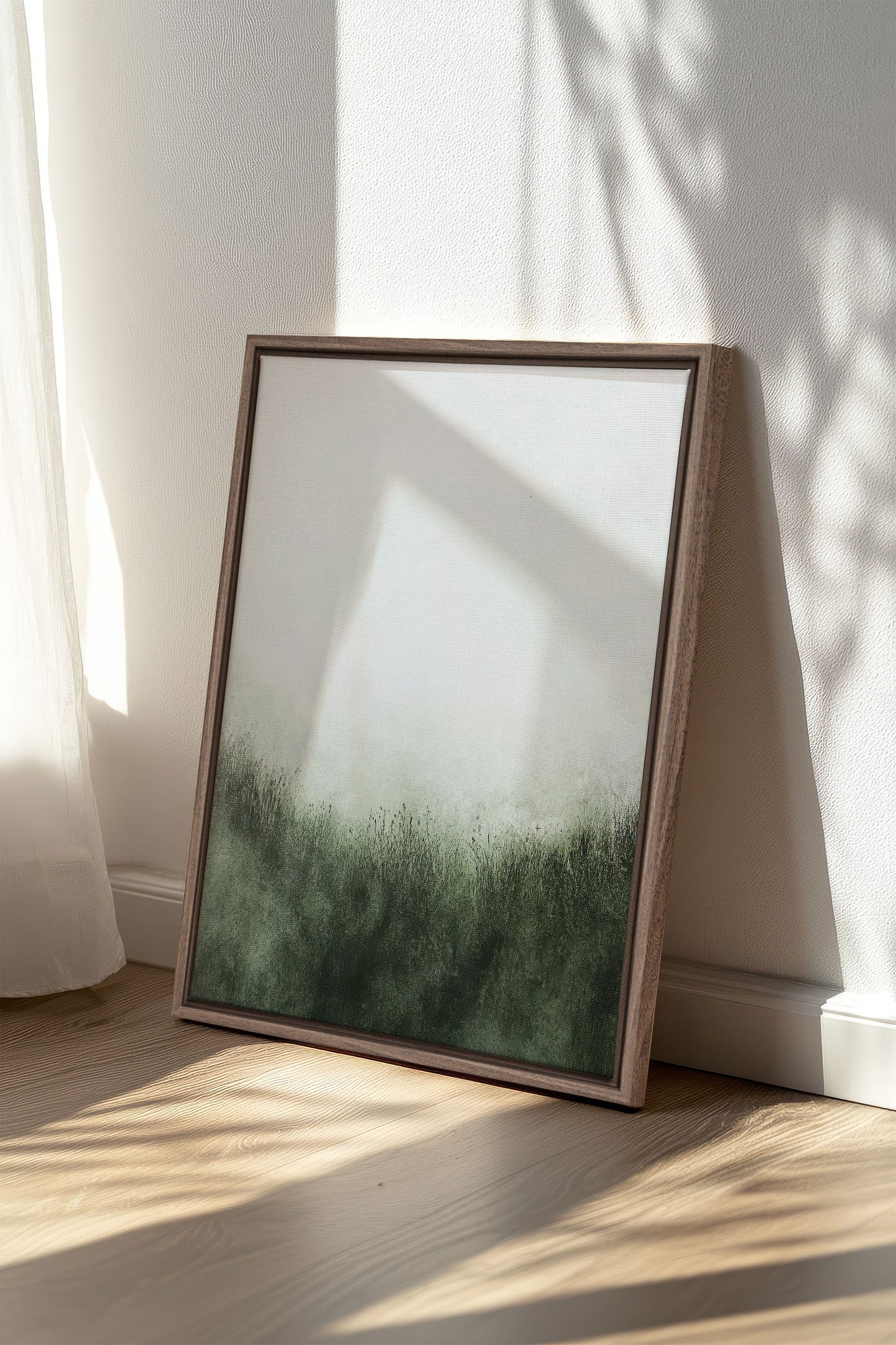 WALDNEBEL, Kunstwerk auf gespannter Leinwand