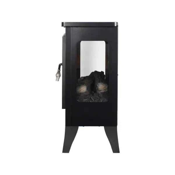 21 InchThree-sided Freestanding Electric Fireplace Stove Heater With 3D Flame Effect With Remote Control--Self-pickup Is Not Supported