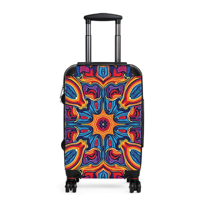 Kaleidoskop-Muster Handgepäckkoffer – Lebhaftes Boho-Reisegepäck