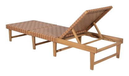 Brisa Outdoor Chaise Lounger - Brown