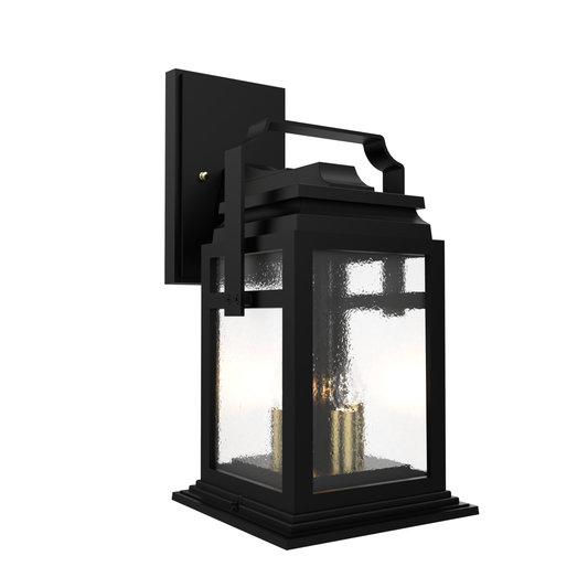 Serie 65e - Luminaire mural extérieur montage vers le bas fond ouvert format petit - 16501