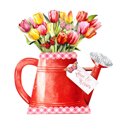 Watering Can Blossoms and Blooms, Card Making Kit
