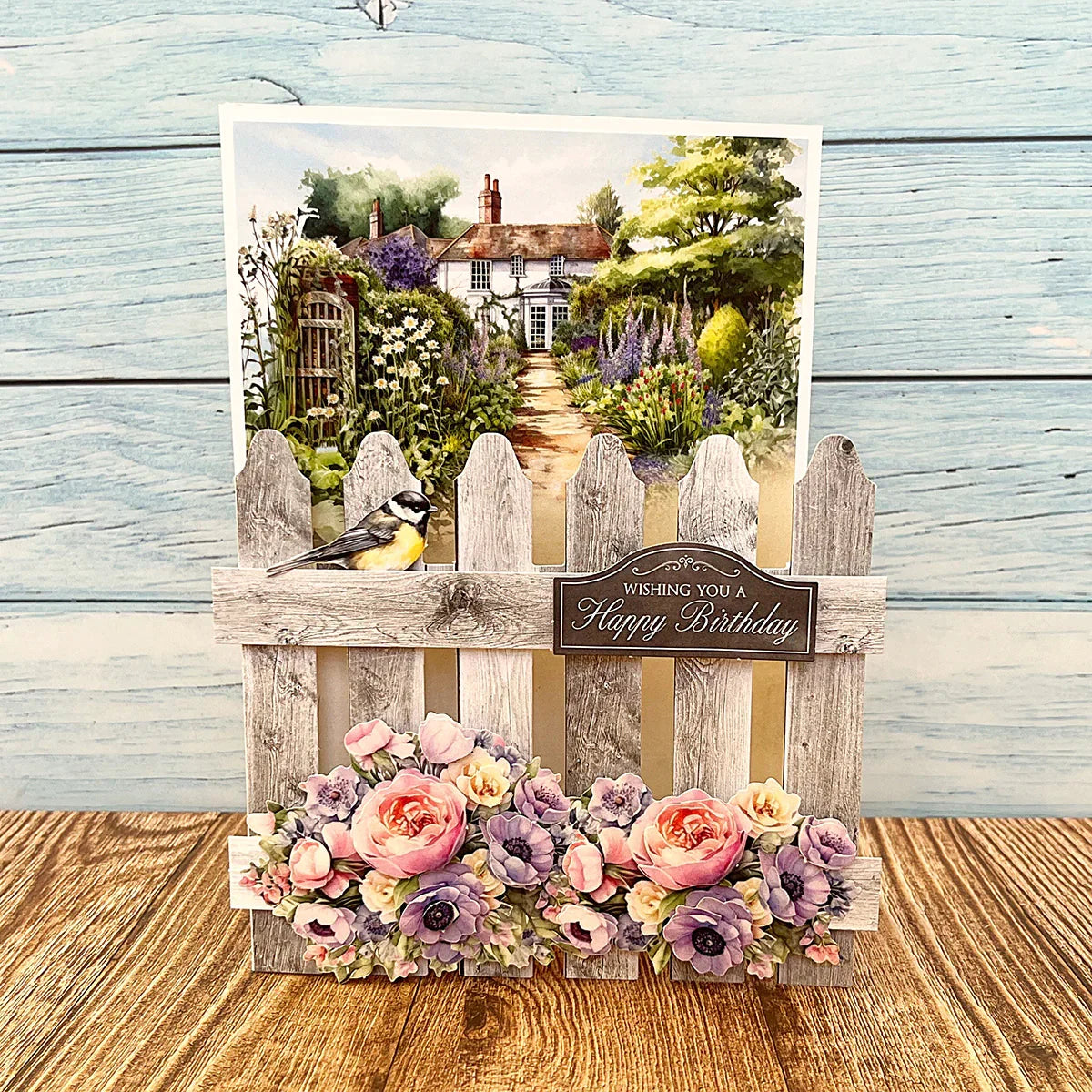 Pretty Petals Picket Fence, Card Making Kit