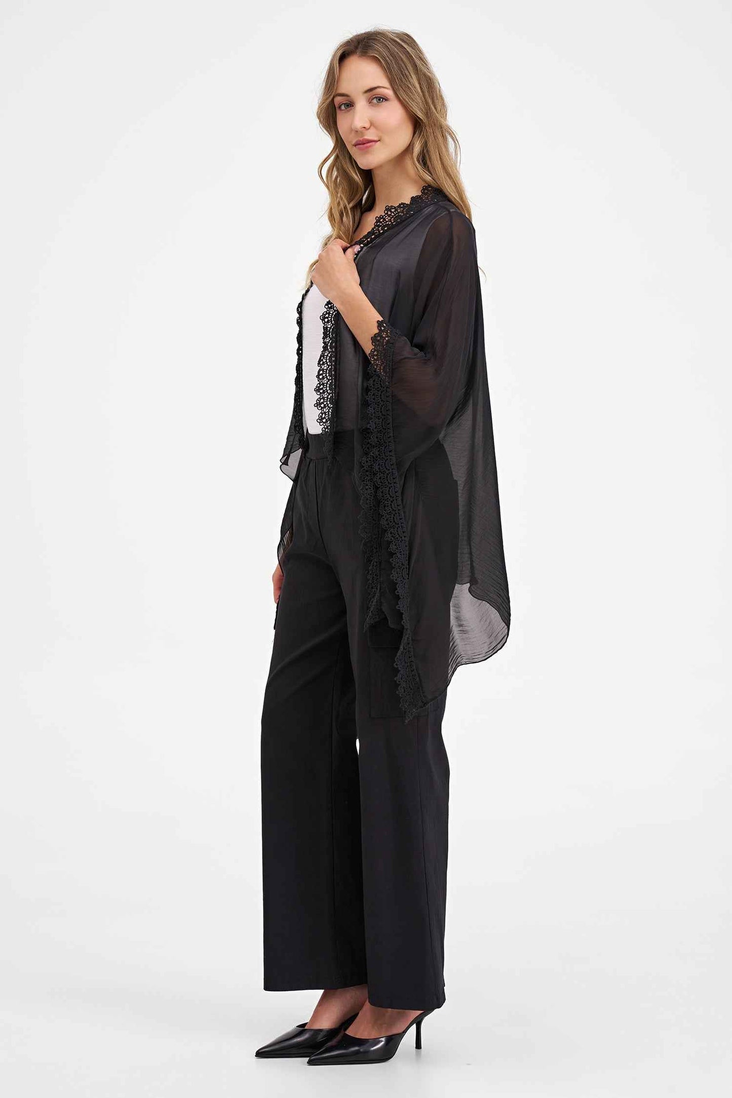 Women's Woven Cardigan