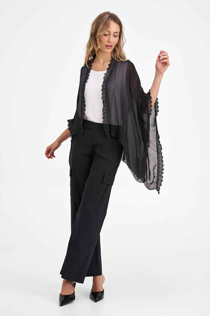 Women's Woven Cardigan