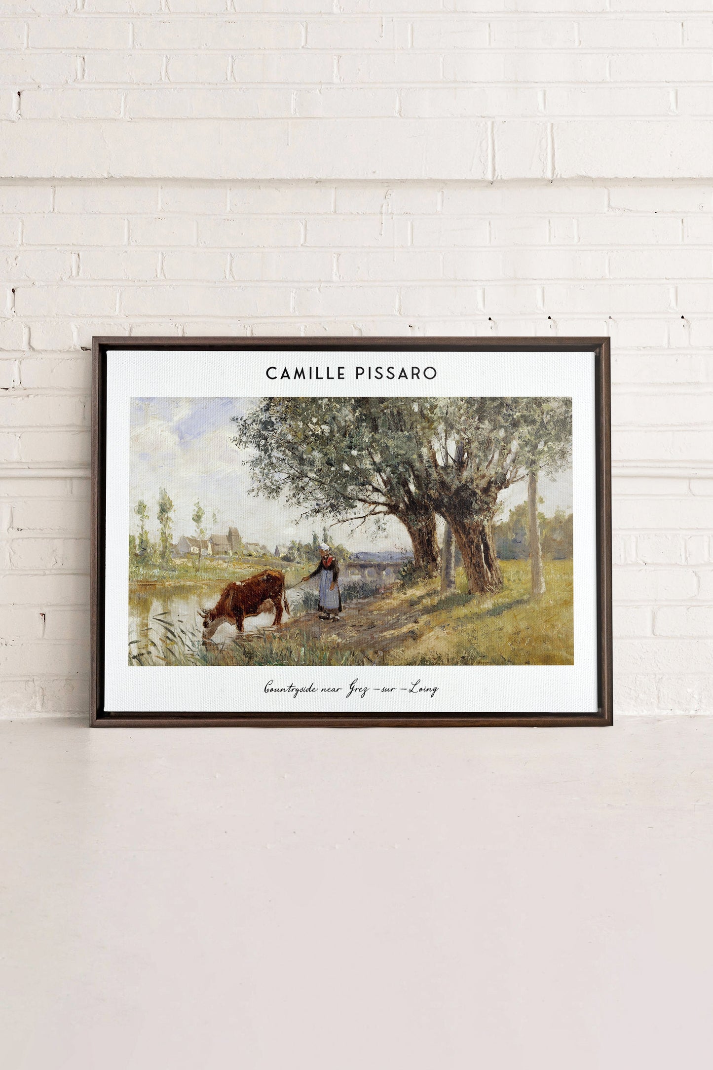 PISSARRO, Leinwandbild