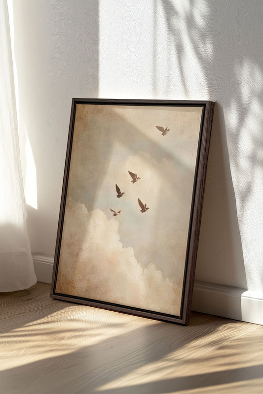 FLIGHT OF MEMORIES, Artwork on stretched canvas