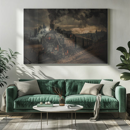 Wandbild Goldgräberzug