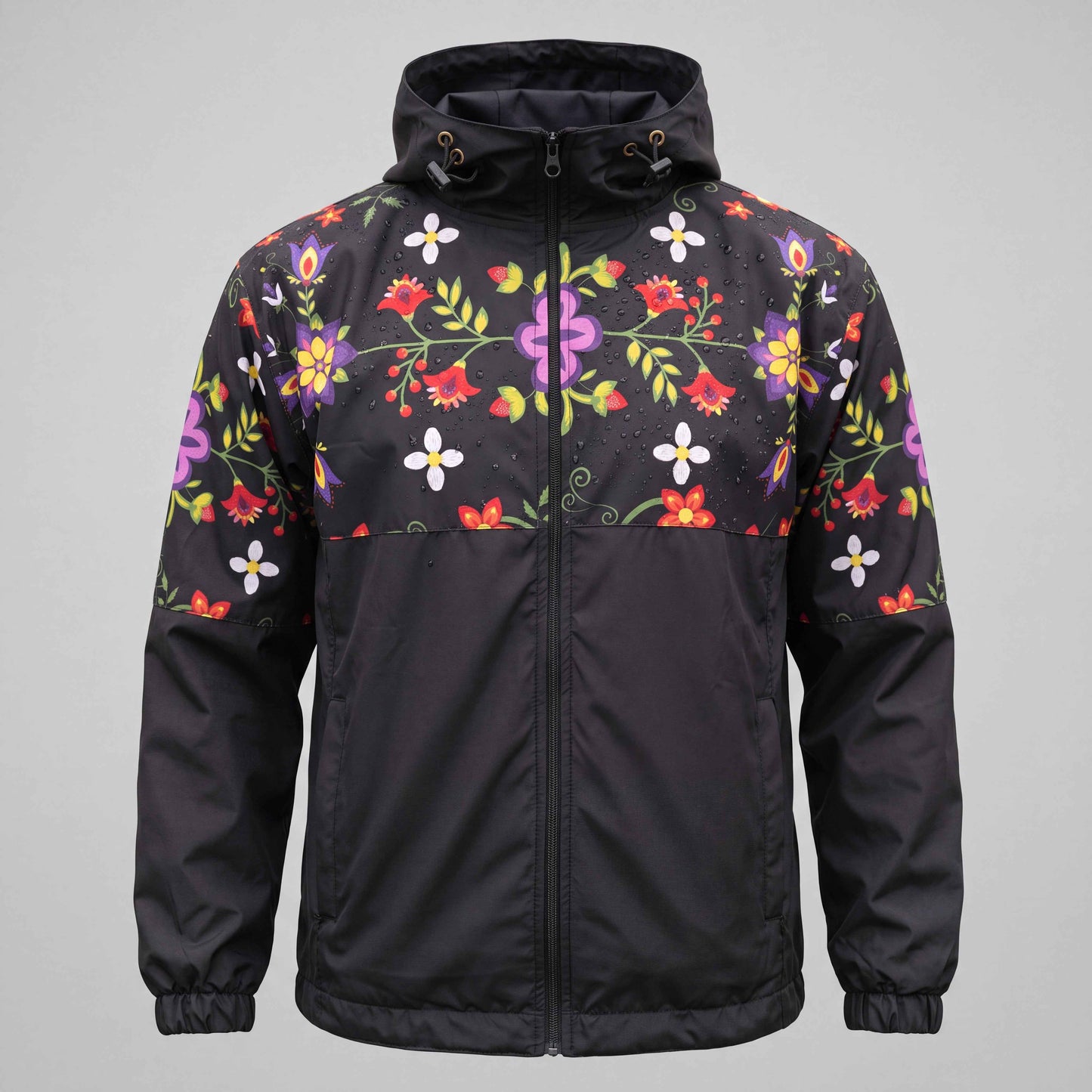 OLDTRIBES™ Midnight Bloom Windbreaker