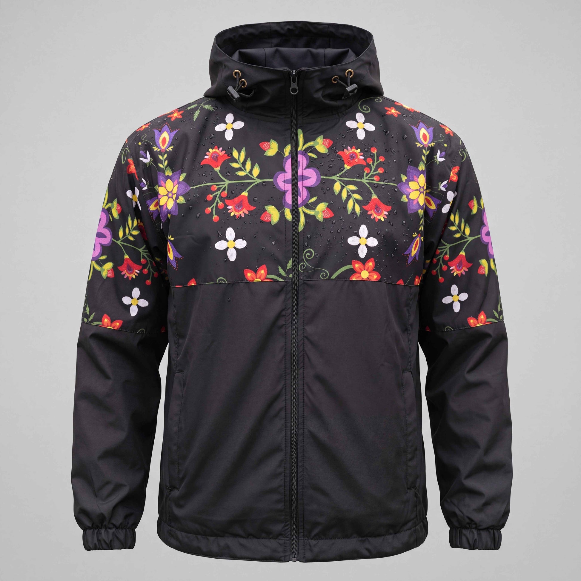 OLDTRIBES™ Midnight Bloom Windbreaker