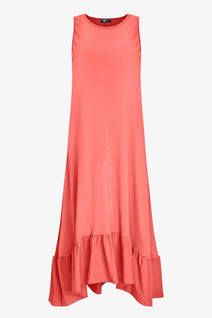 Women's Knit Woven Combo Dress