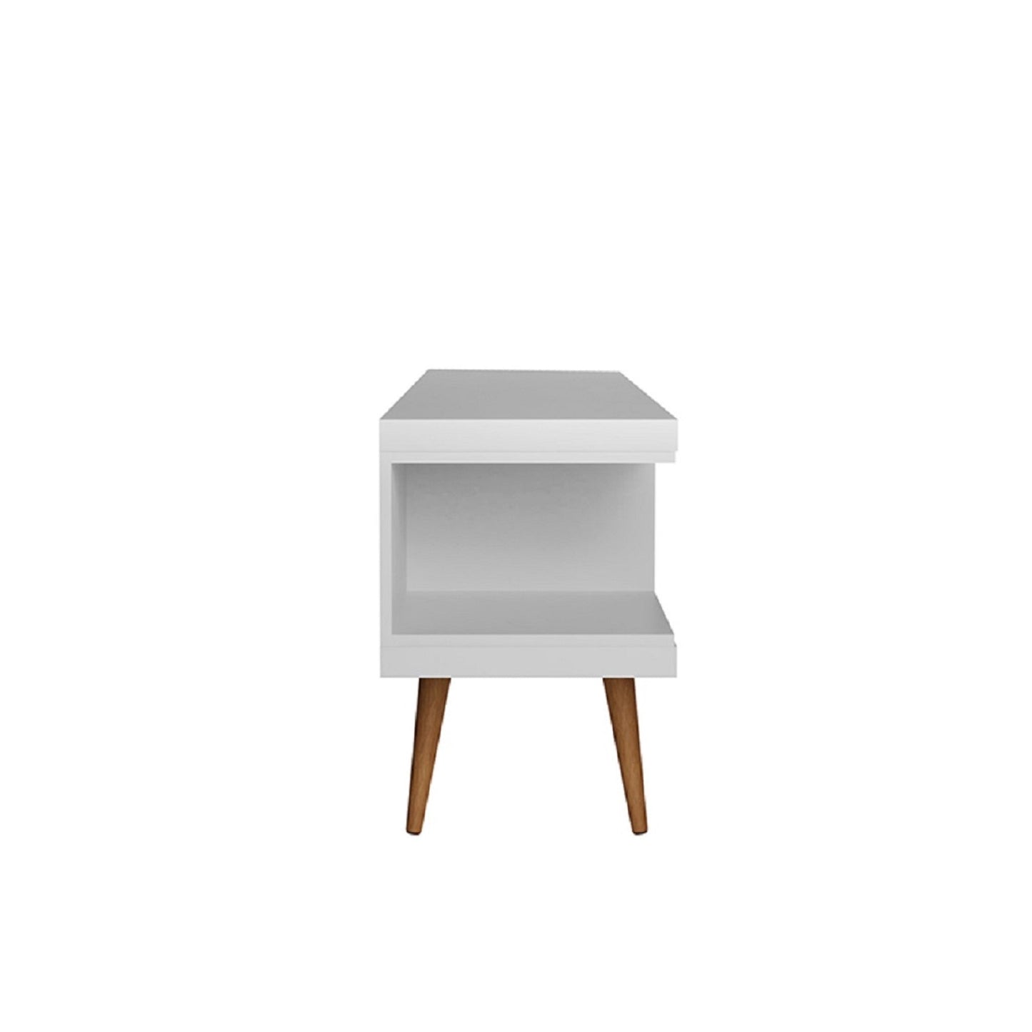 Eureka Modern 53,14" TV-Lowboard mit 4 Ablagen - Weiß