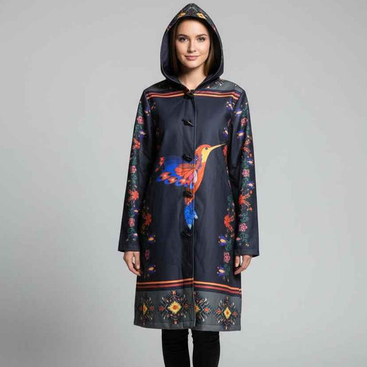 OLDTRIBES™ Midnight Hummingbird Long Coat