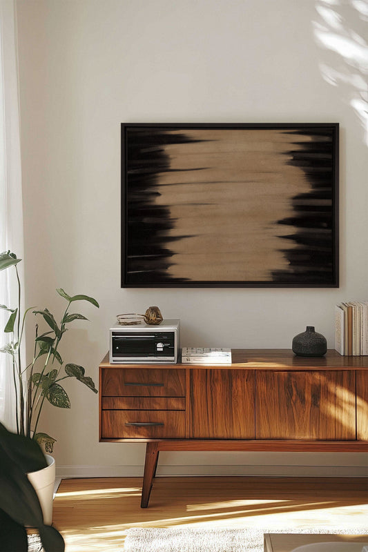 SCHATTENSTAUB, Kunstwerk auf gespannter Leinwand