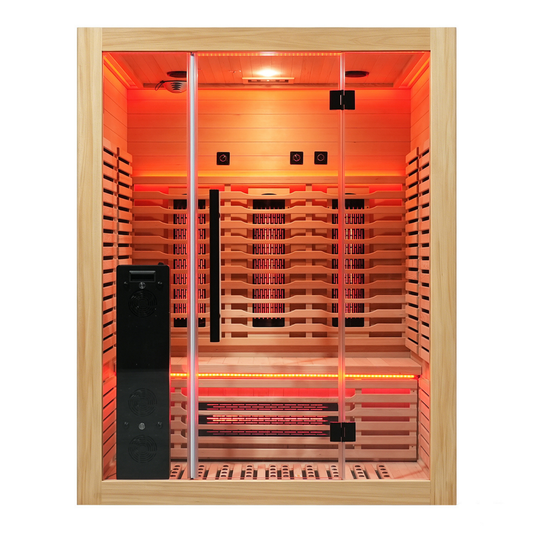 Blisspod | Venetian | All-In-One | Full Spectrum + Red Light Therapy | Indoor Premium Sauna | 3 Person