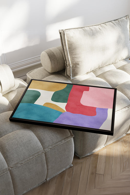 SOFT MOSAIC, Werk auf gespannter Leinwand