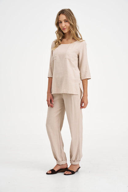 Women's Woven Tunic Top
