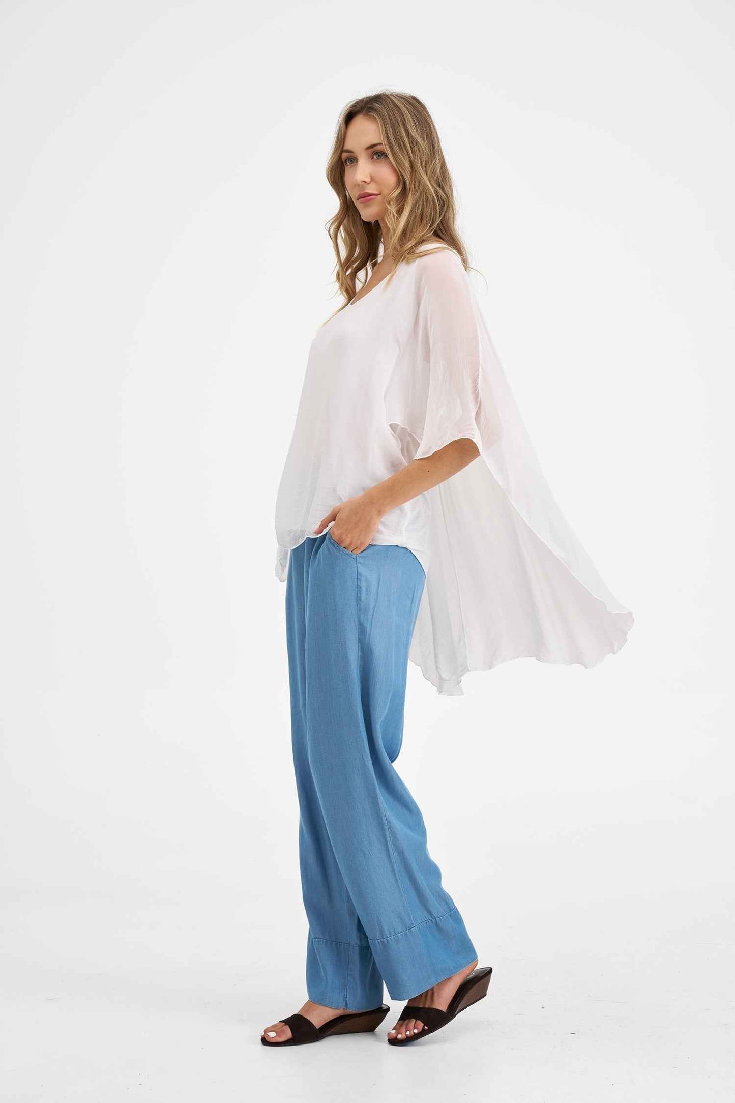 Women's Woven Tunic Top