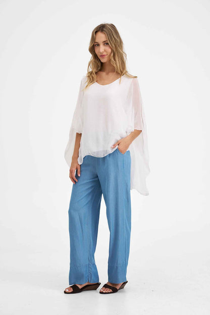 Women's Woven Tunic Top