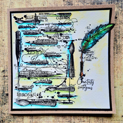 AALL and Create Stamp Set - 919 - Inking Gears